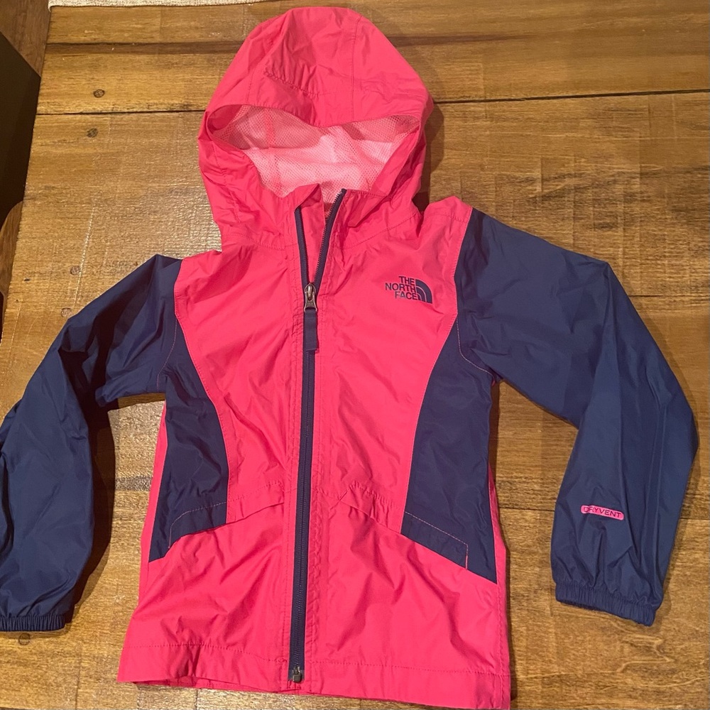 The North Face rain jacket